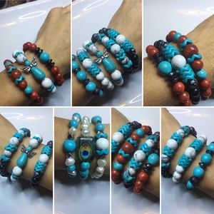 Handmade beads bracelet.